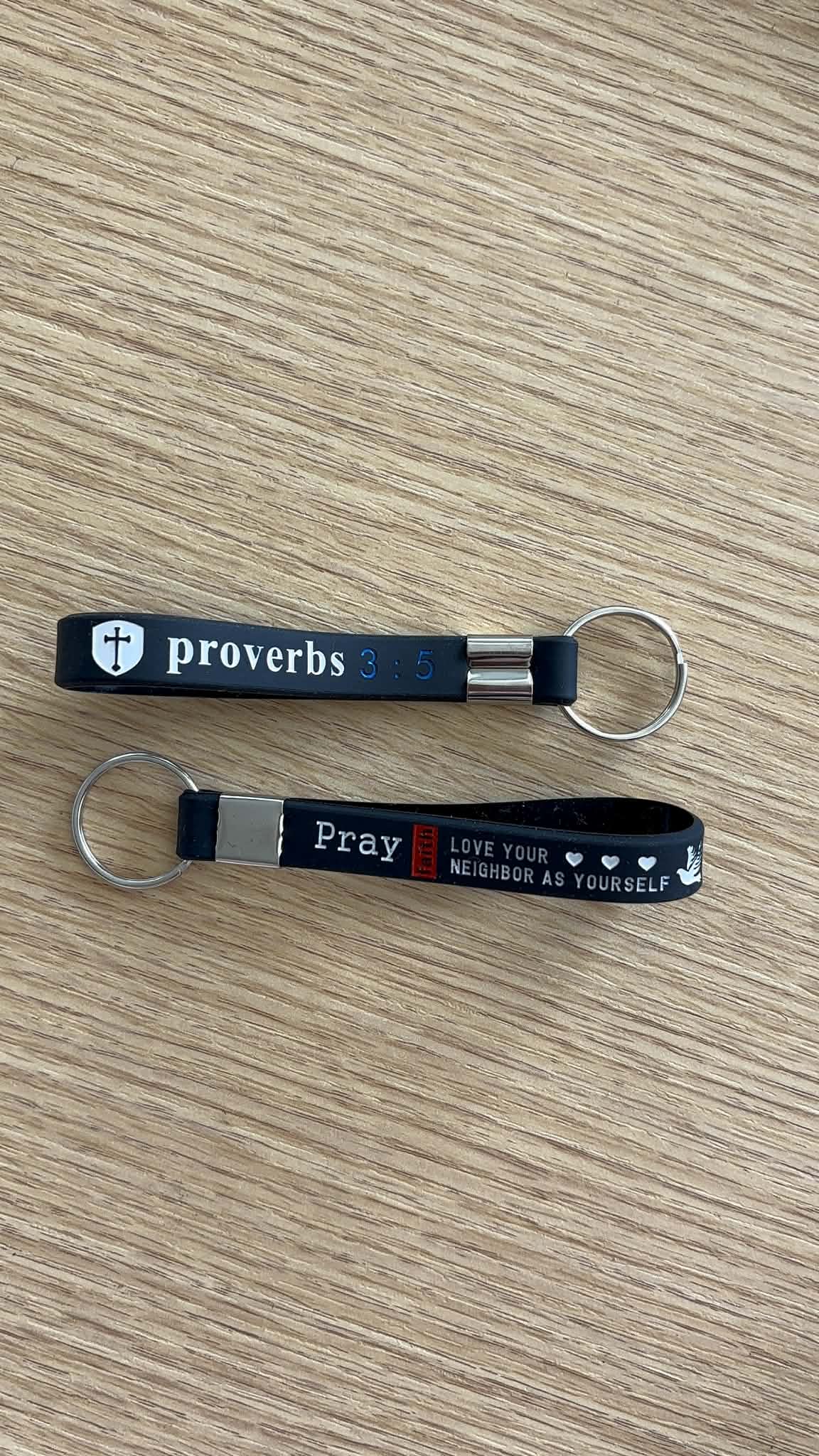 Scripture Strap Keyring