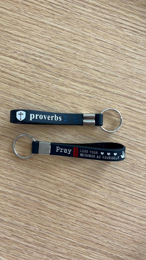 Scripture Strap Keyring