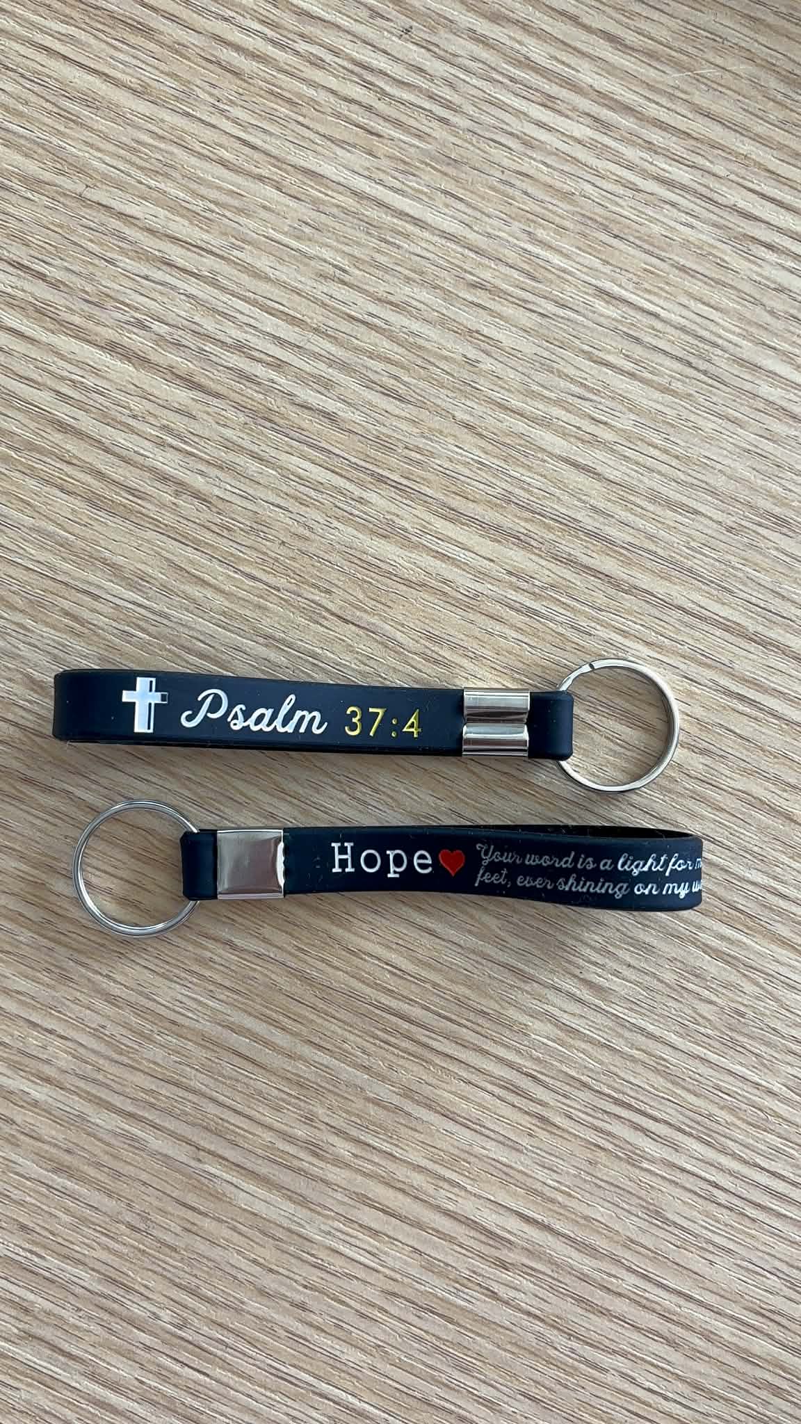 Scripture Strap Keyring