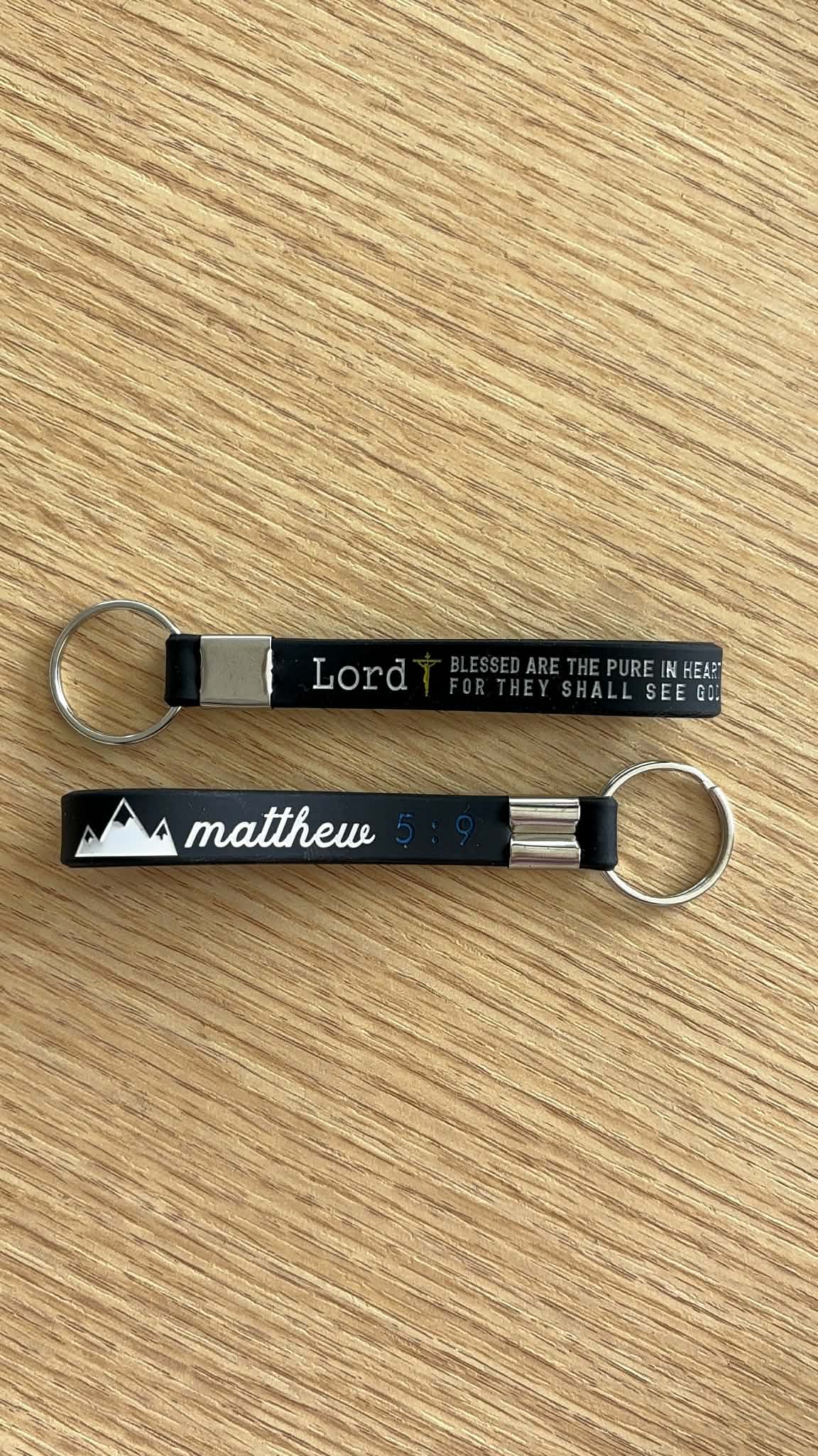 Scripture Strap Keyring