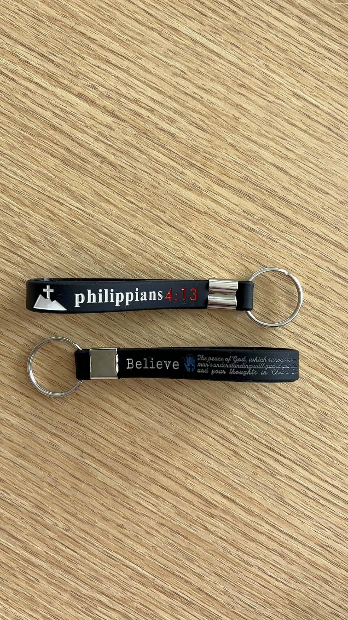 Scripture Strap Keyring